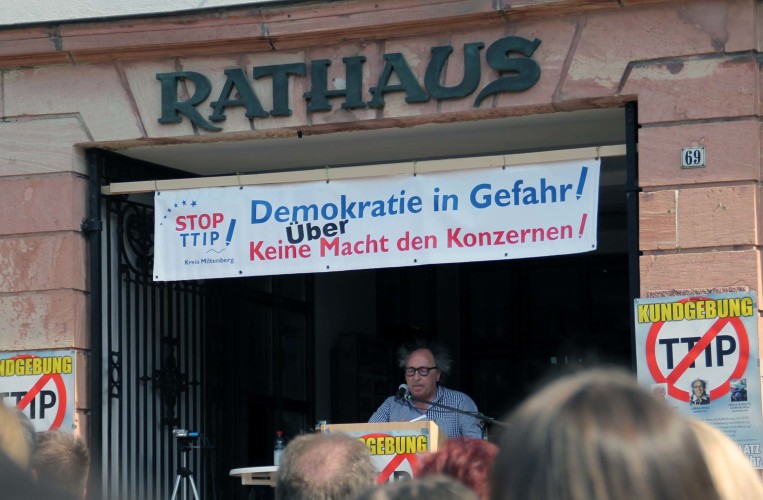 TTIP-Demo in Miltenberg.