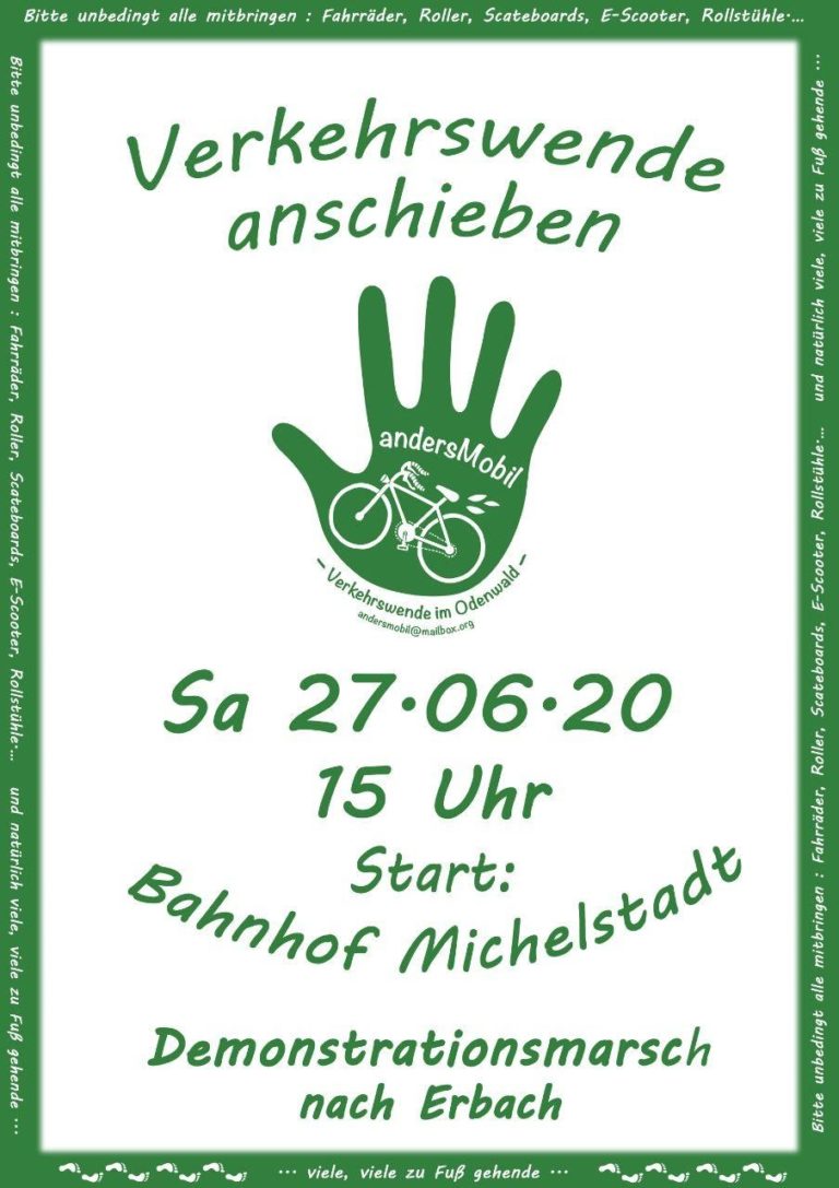 27.06. Demo „Verkehrswende anschieben“