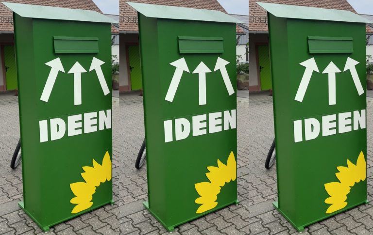 Virtueller GRÜNER IDEEN-KASTEN