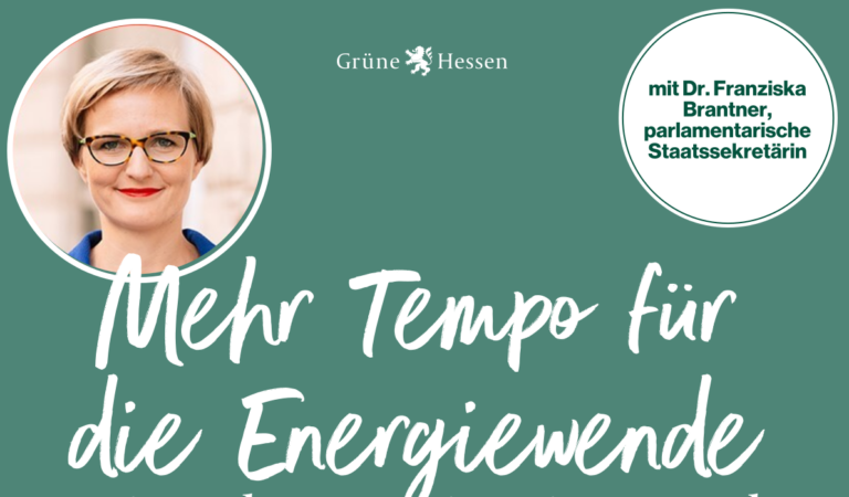 Diskussionsrunde mit Dr. Franziska Brantner (MdB), Parlamentarische Staatssekretärin im Bundesministerium für Wirtschaft und Klimaschutz