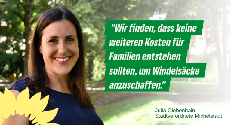 Michelstädter GRÜNE fordern Unterstützung für Familien bei der Windelentsorgung
